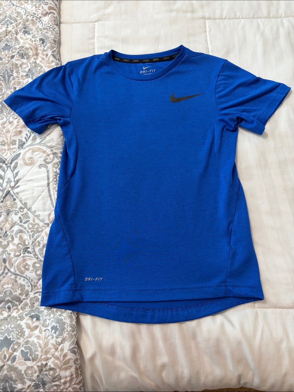 Nike Dri-FIT Electric Blue Short Sleeve Tee